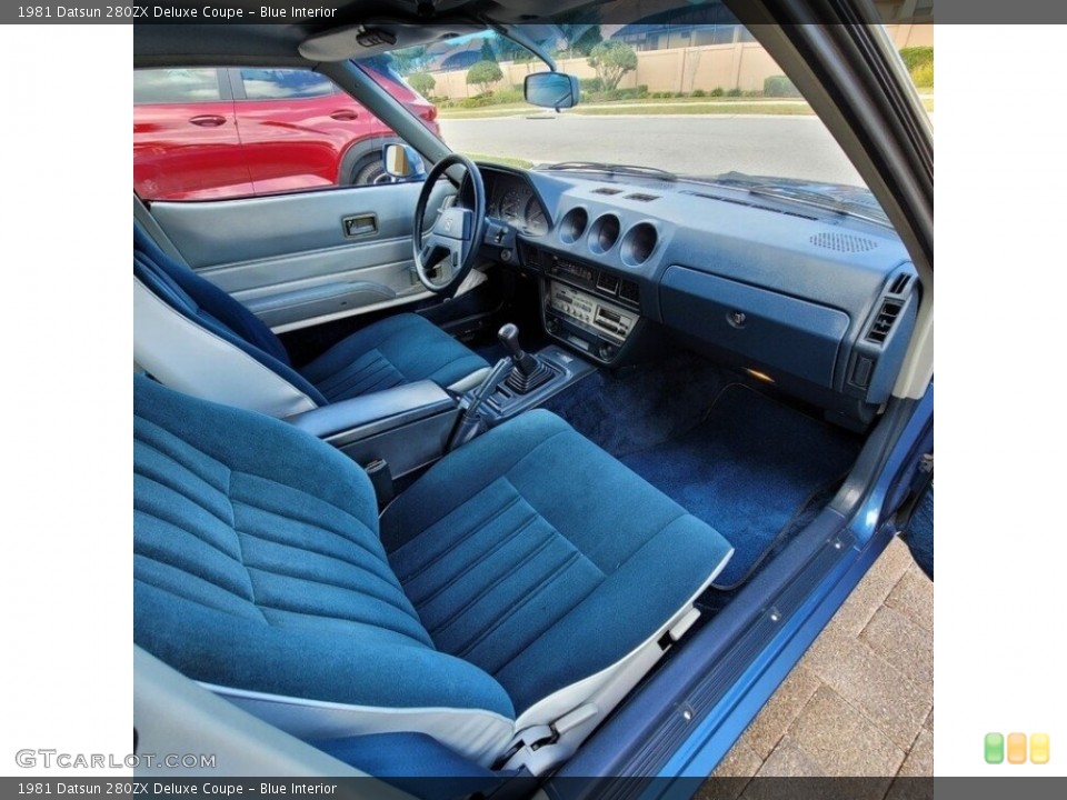 Blue 1981 Datsun 280ZX Interiors