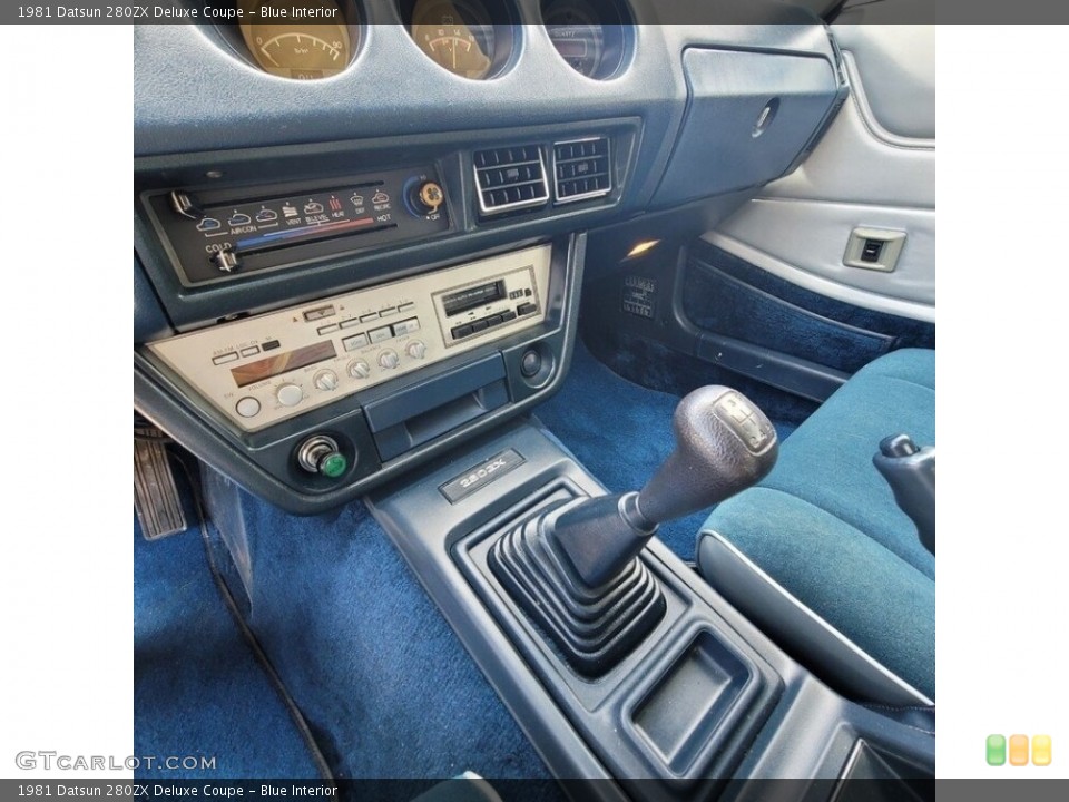 Blue Interior Transmission for the 1981 Datsun 280ZX Deluxe Coupe #143867445