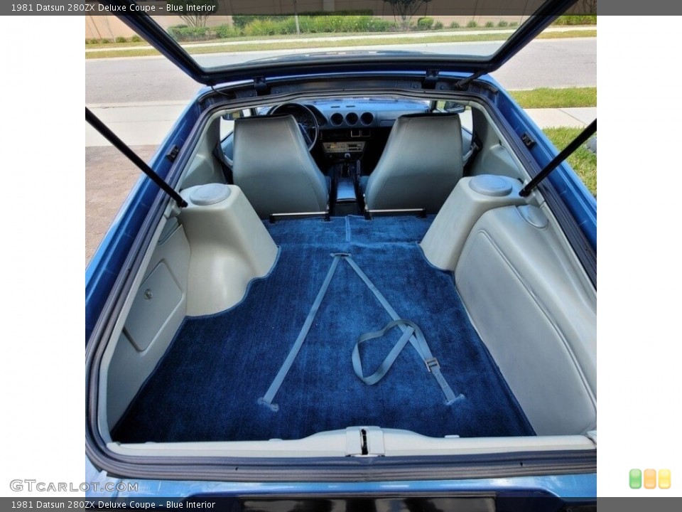 Blue Interior Trunk for the 1981 Datsun 280ZX Deluxe Coupe #143867580