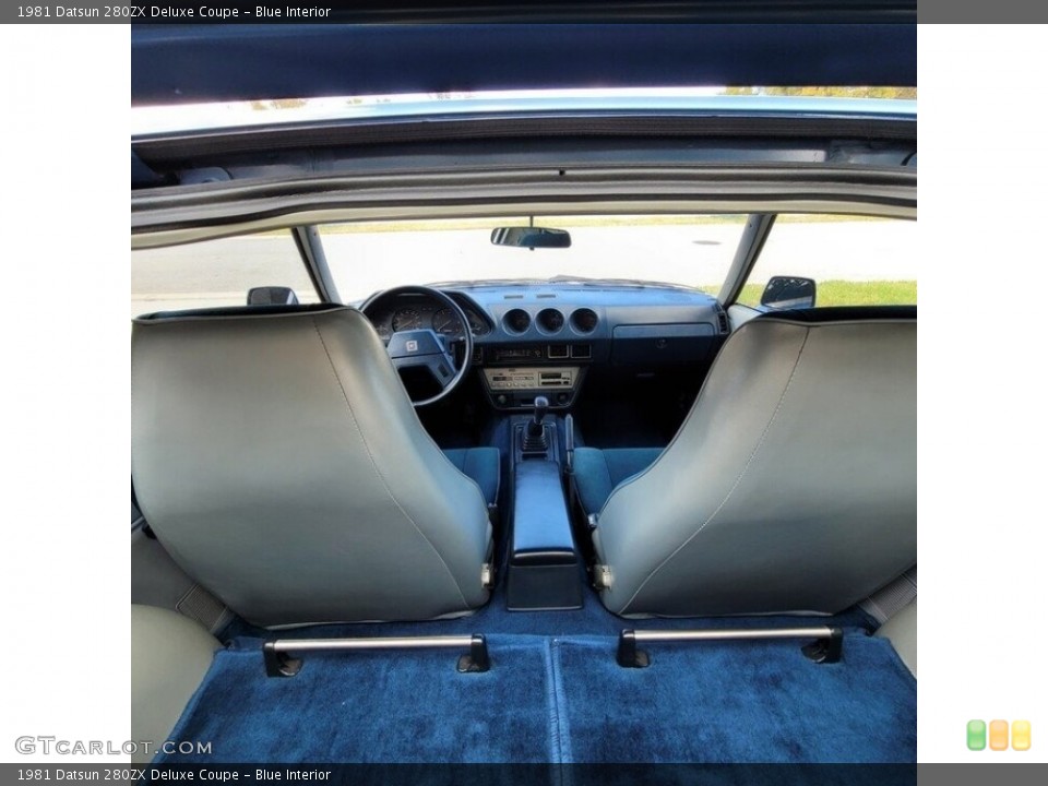 Blue Interior Trunk for the 1981 Datsun 280ZX Deluxe Coupe #143867688