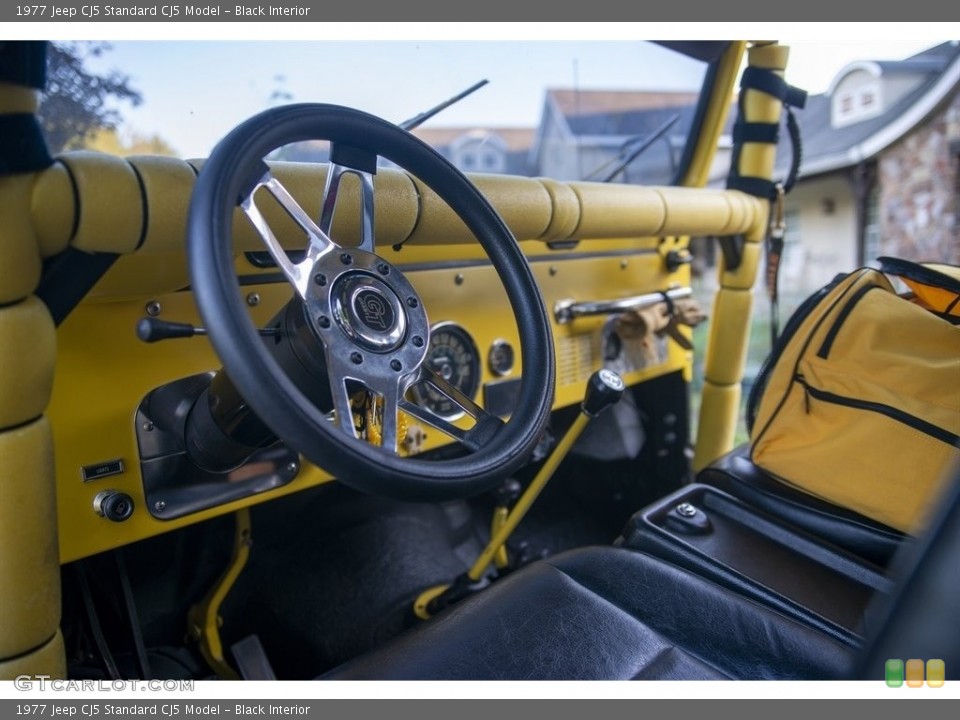 Black Interior Photo for the 1977 Jeep CJ5  #143868396