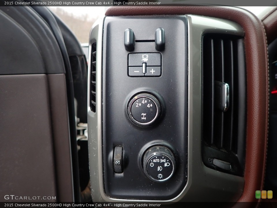 High Country Saddle Interior Controls for the 2015 Chevrolet Silverado 2500HD High Country Crew Cab 4x4 #143870097
