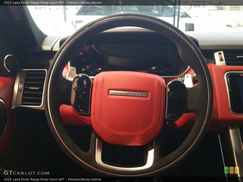 Pimento/Ebony Interior Steering Wheel for the 2022 Land Rover Range Rover Sport HST #143870157
