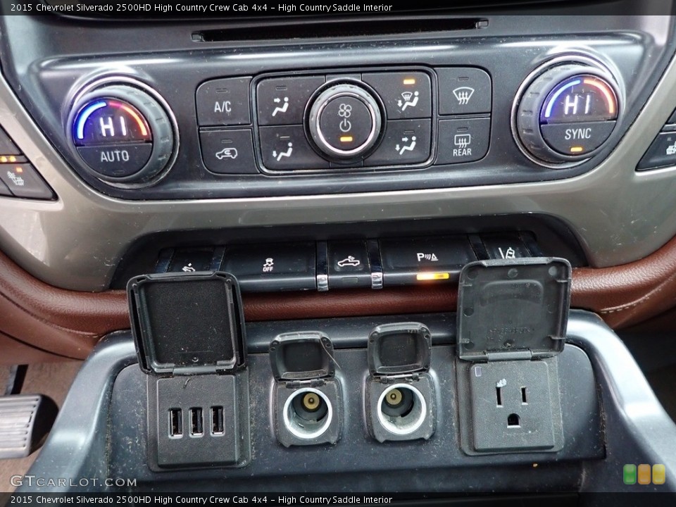 High Country Saddle Interior Controls for the 2015 Chevrolet Silverado 2500HD High Country Crew Cab 4x4 #143870166