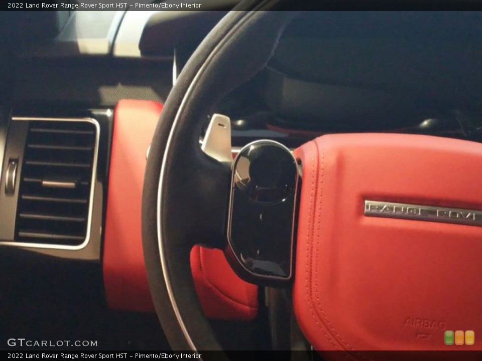 Pimento/Ebony Interior Steering Wheel for the 2022 Land Rover Range Rover Sport HST #143870172