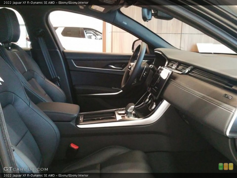 Ebony/Ebony Interior Photo for the 2022 Jaguar XF R-Dynamic SE AWD #143870370