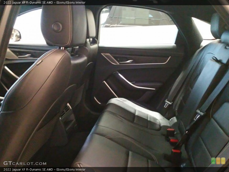 Ebony/Ebony Interior Rear Seat for the 2022 Jaguar XF R-Dynamic SE AWD #143870403