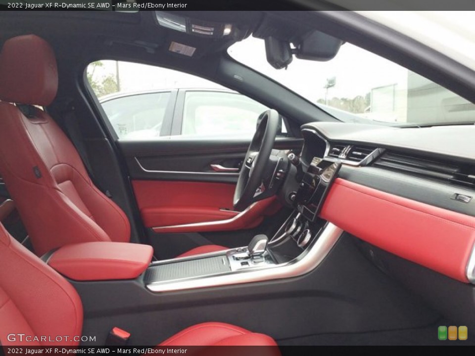 Mars Red/Ebony Interior Photo for the 2022 Jaguar XF R-Dynamic SE AWD #143870838