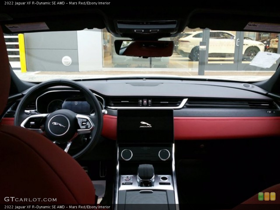 Mars Red/Ebony Interior Dashboard for the 2022 Jaguar XF R-Dynamic SE AWD #143870856
