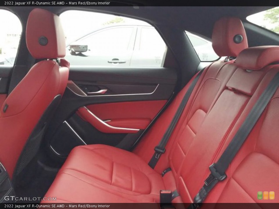 Mars Red/Ebony 2022 Jaguar XF Interiors