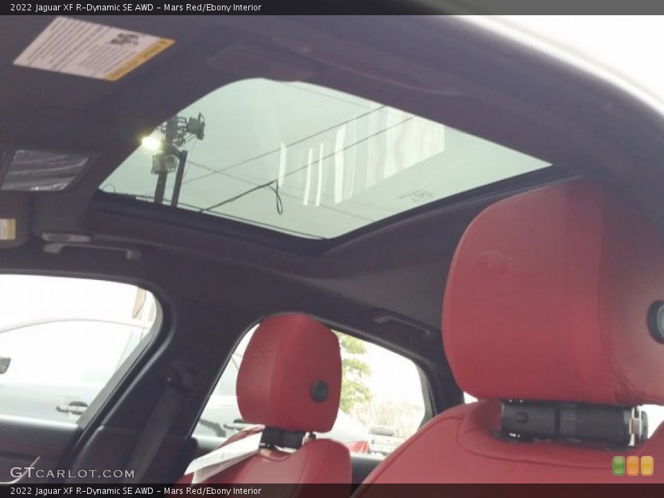 Mars Red/Ebony Interior Sunroof for the 2022 Jaguar XF R-Dynamic SE AWD #143871231