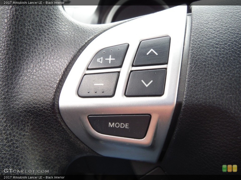 Black Interior Steering Wheel for the 2017 Mitsubishi Lancer LE #143871345