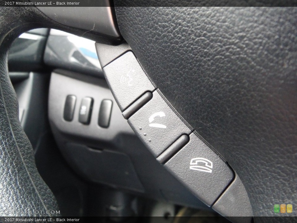 Black Interior Steering Wheel for the 2017 Mitsubishi Lancer LE #143871360
