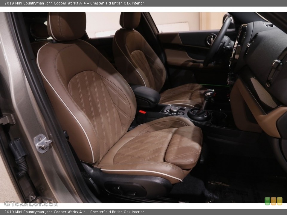 Chesterfield British Oak Interior Front Seat for the 2019 Mini Countryman John Cooper Works All4 #143872545