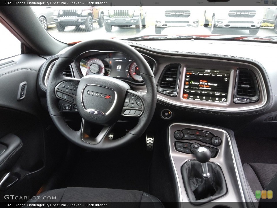 Black Interior Dashboard for the 2022 Dodge Challenger R/T Scat Pack Shaker #143874875