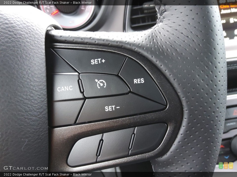 Black Interior Steering Wheel for the 2022 Dodge Challenger R/T Scat Pack Shaker #143874929