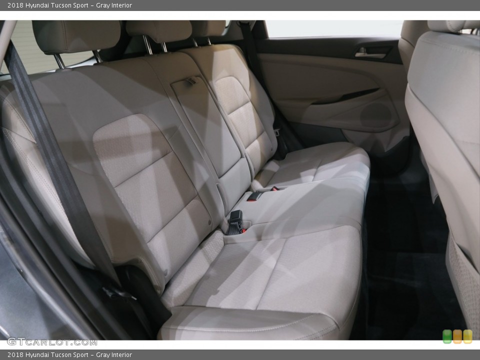 Gray Interior Rear Seat for the 2018 Hyundai Tucson Sport #143876525