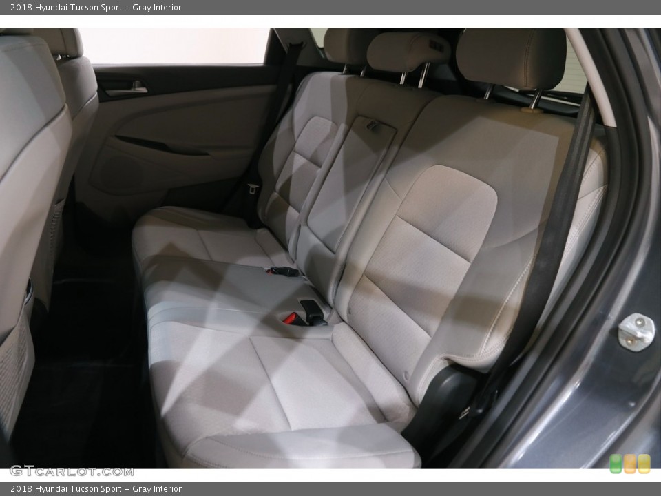Gray Interior Rear Seat for the 2018 Hyundai Tucson Sport #143876549