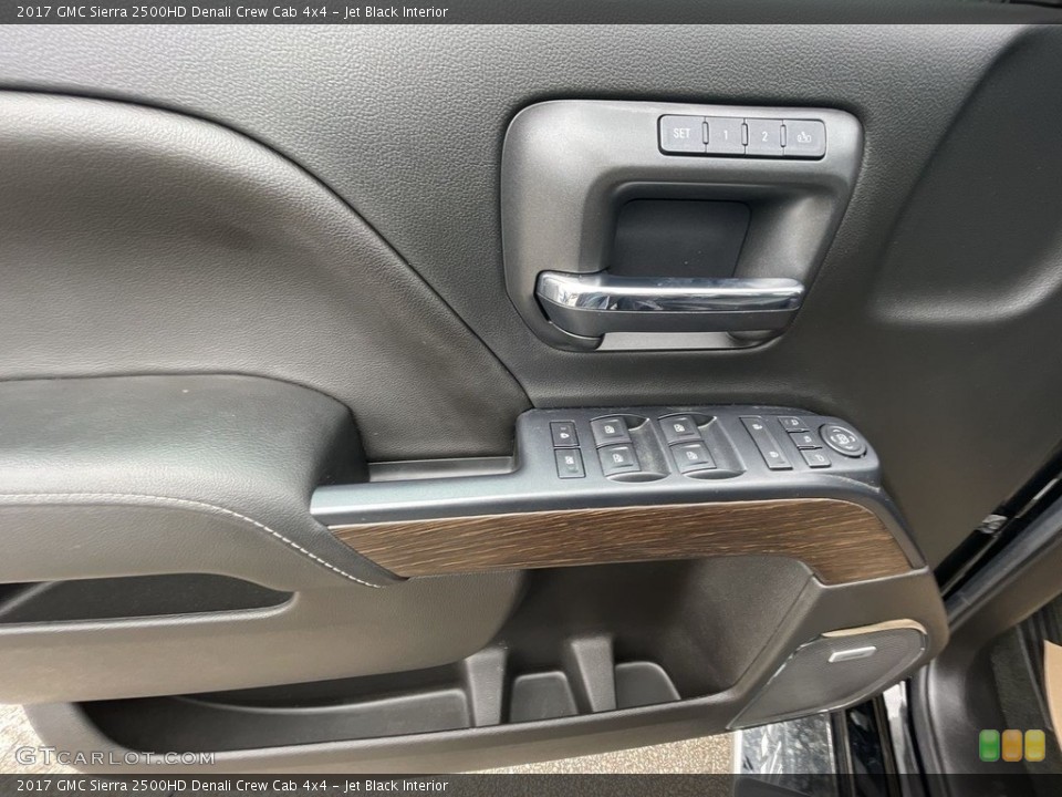 Jet Black Interior Door Panel for the 2017 GMC Sierra 2500HD Denali Crew Cab 4x4 #143878709