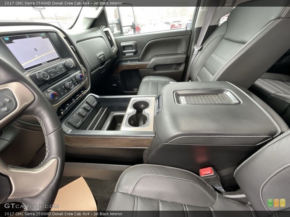 Jet Black Interior Front Seat for the 2017 GMC Sierra 2500HD Denali Crew Cab 4x4 #143878736