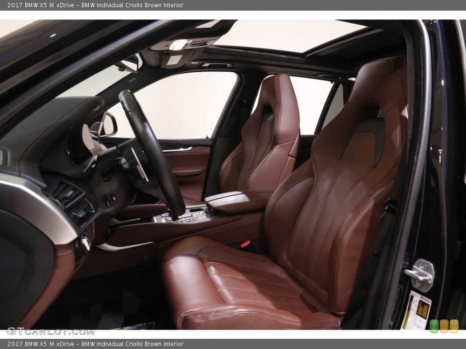 BMW Individual Criollo Brown Interior Photo for the 2017 BMW X5 M xDrive #143880806