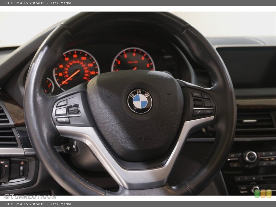 Black Interior Steering Wheel for the 2016 BMW X5 xDrive35i #143881007