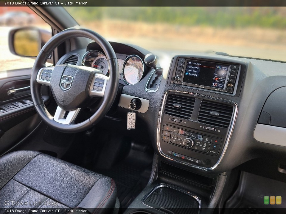 Black Interior Controls for the 2018 Dodge Grand Caravan GT #143881674