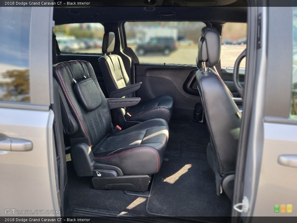 Black Interior Rear Seat for the 2018 Dodge Grand Caravan GT #143881701