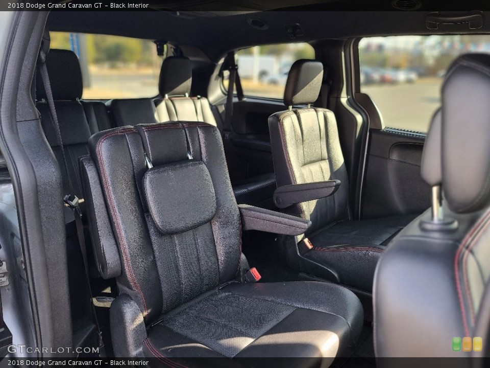 Black Interior Rear Seat for the 2018 Dodge Grand Caravan GT #143881731