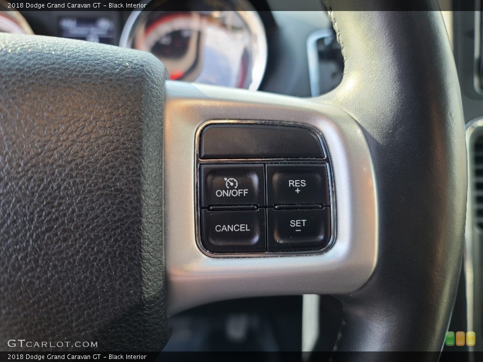 Black Interior Steering Wheel for the 2018 Dodge Grand Caravan GT #143881917