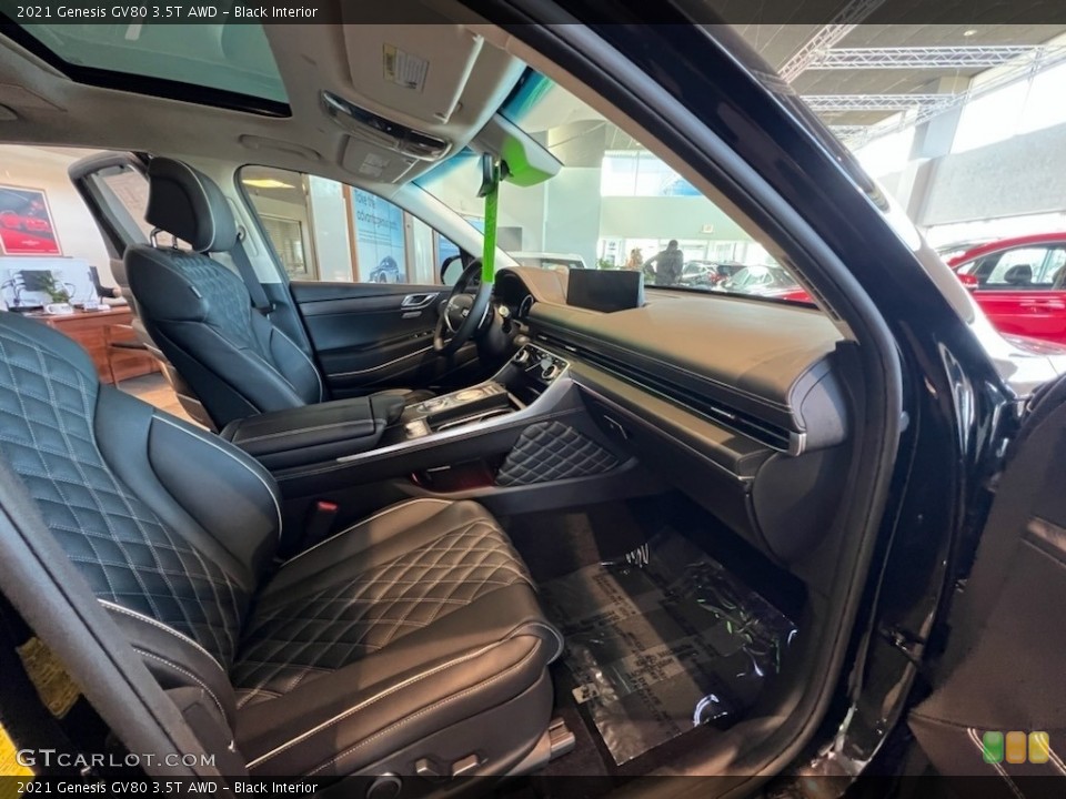 Black Interior Front Seat for the 2021 Genesis GV80 3.5T AWD #143883000