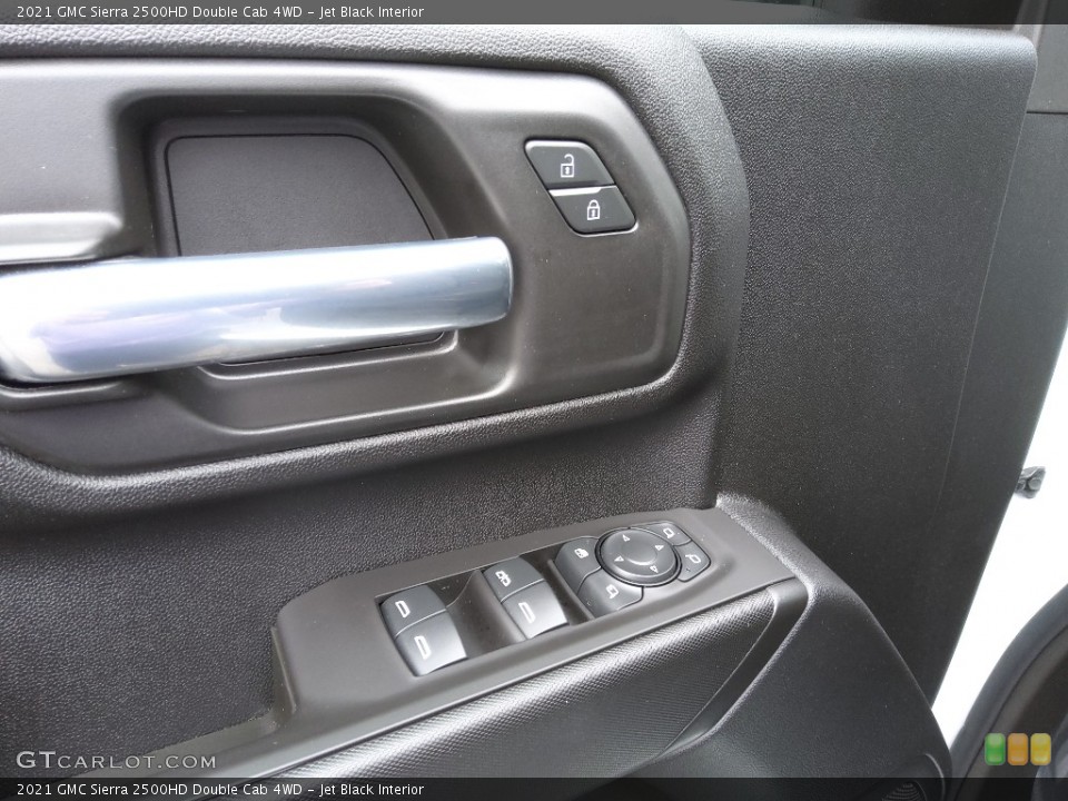 Jet Black Interior Door Panel for the 2021 GMC Sierra 2500HD Double Cab 4WD #143883804