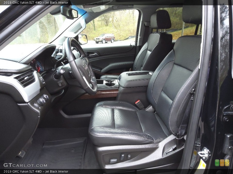 Jet Black Interior Front Seat for the 2019 GMC Yukon SLT 4WD #143884476