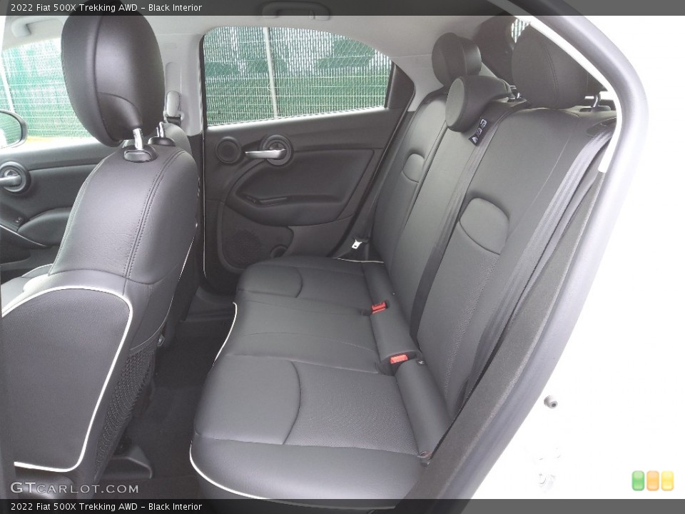 Black Interior Rear Seat for the 2022 Fiat 500X Trekking AWD #143885607