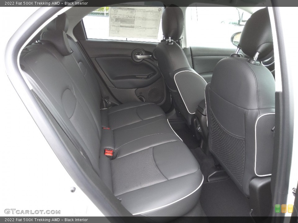 Black Interior Rear Seat for the 2022 Fiat 500X Trekking AWD #143885658