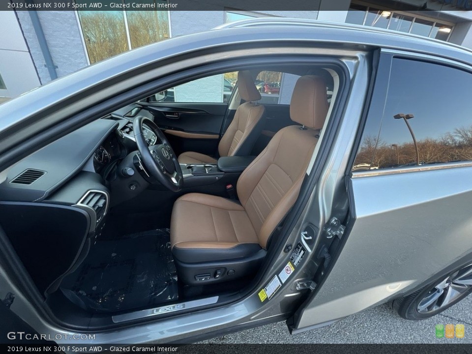 Glazed Caramel Interior Front Seat for the 2019 Lexus NX 300 F Sport AWD #143887956
