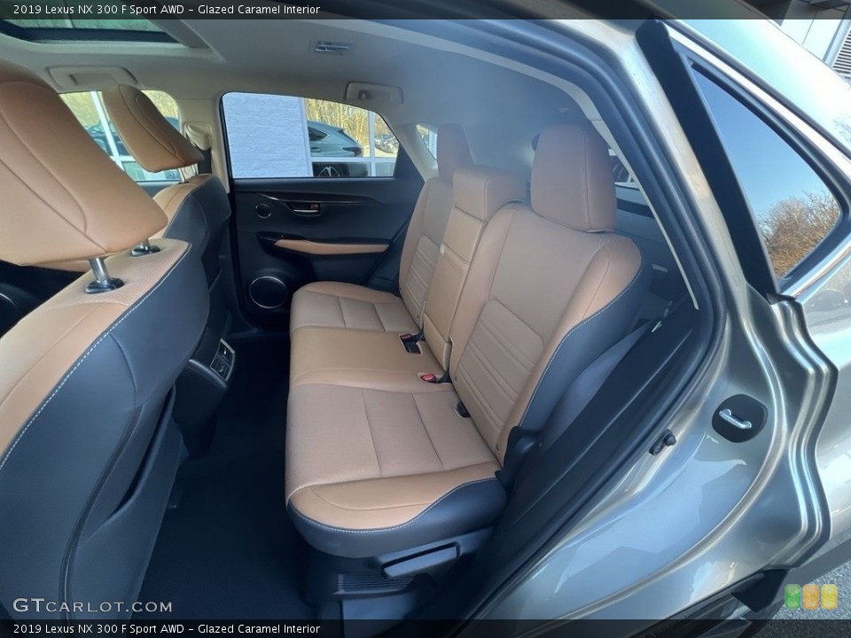 Glazed Caramel Interior Rear Seat for the 2019 Lexus NX 300 F Sport AWD #143888144