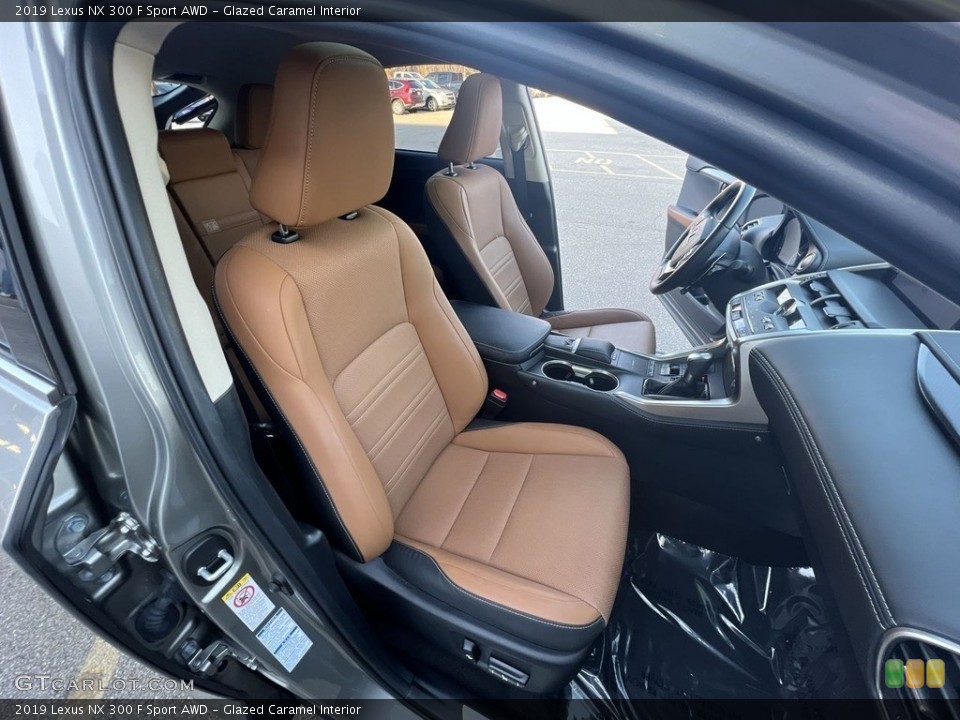 Glazed Caramel Interior Front Seat for the 2019 Lexus NX 300 F Sport AWD #143888163