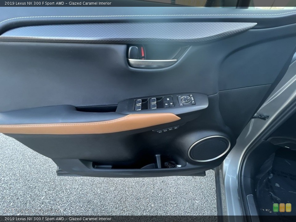 Glazed Caramel Interior Door Panel for the 2019 Lexus NX 300 F Sport AWD #143888214
