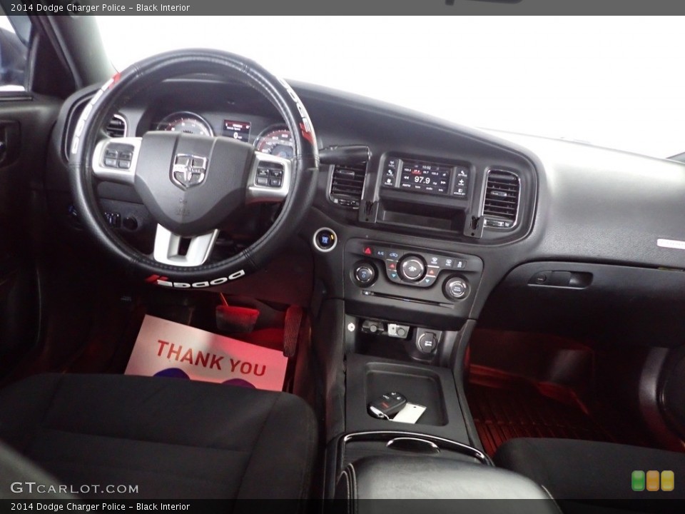 Black Interior Dashboard for the 2014 Dodge Charger Police #143888439
