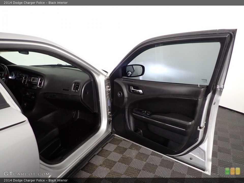 Black Interior Door Panel for the 2014 Dodge Charger Police #143888454