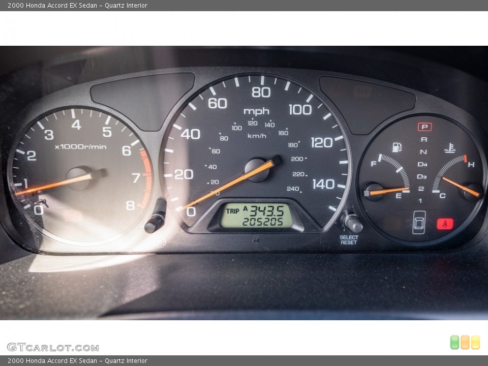 Quartz Interior Gauges for the 2000 Honda Accord EX Sedan #143888790