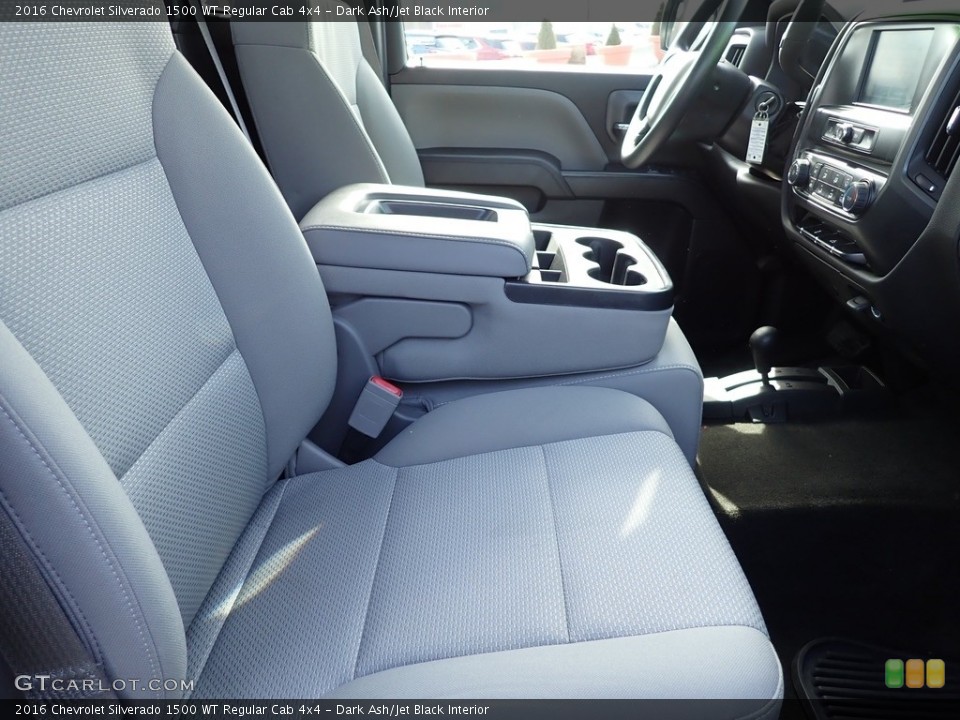 Dark Ash/Jet Black Interior Front Seat for the 2016 Chevrolet Silverado 1500 WT Regular Cab 4x4 #143889342