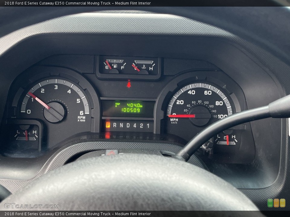 Medium Flint Interior Gauges for the 2018 Ford E Series Cutaway E350 Commercial Moving Truck #143890527