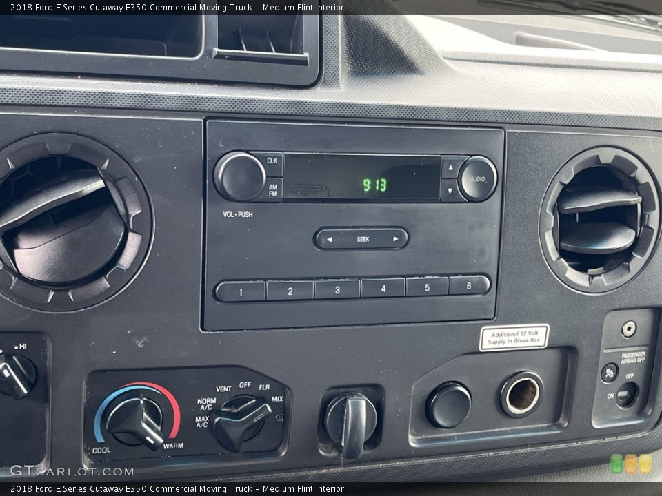 Medium Flint Interior Controls for the 2018 Ford E Series Cutaway E350 Commercial Moving Truck #143890572