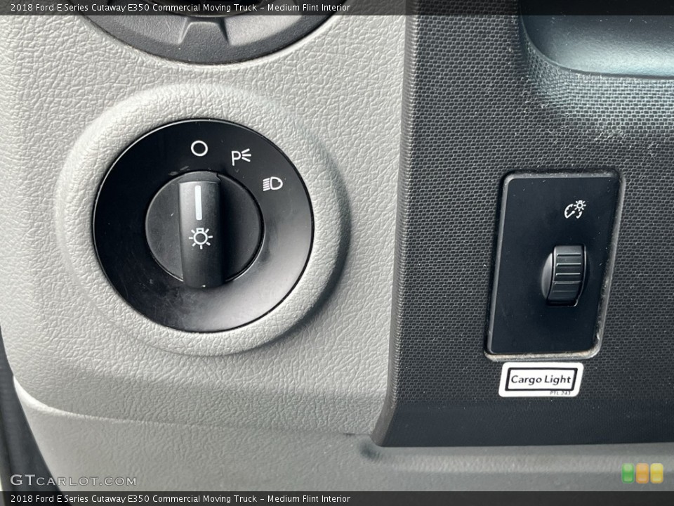 Medium Flint Interior Controls for the 2018 Ford E Series Cutaway E350 Commercial Moving Truck #143890611