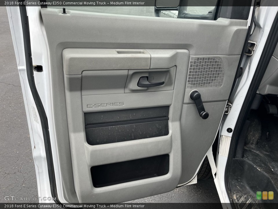 Medium Flint Interior Door Panel for the 2018 Ford E Series Cutaway E350 Commercial Moving Truck #143890665