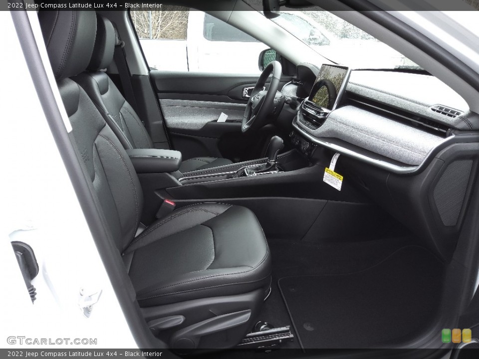 Black Interior Front Seat for the 2022 Jeep Compass Latitude Lux 4x4 #143890713