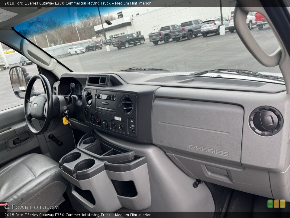 Medium Flint Interior Dashboard for the 2018 Ford E Series Cutaway E350 Commercial Moving Truck #143890749