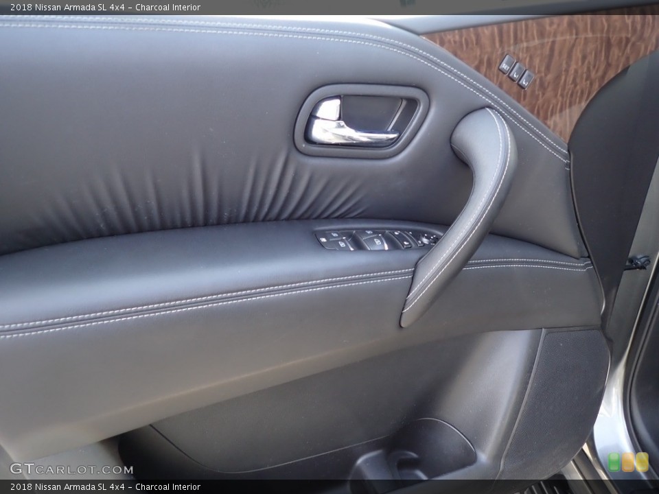 Charcoal Interior Door Panel for the 2018 Nissan Armada SL 4x4 #143893143